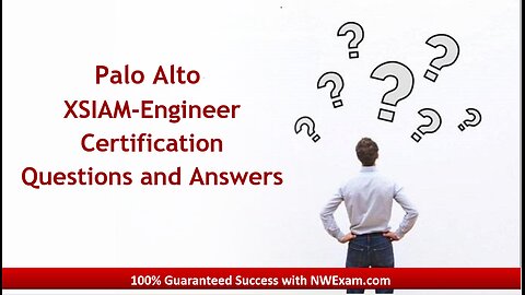 Palo Alto XSIAM-Engineer Certification | Actual Q & A Prep Session