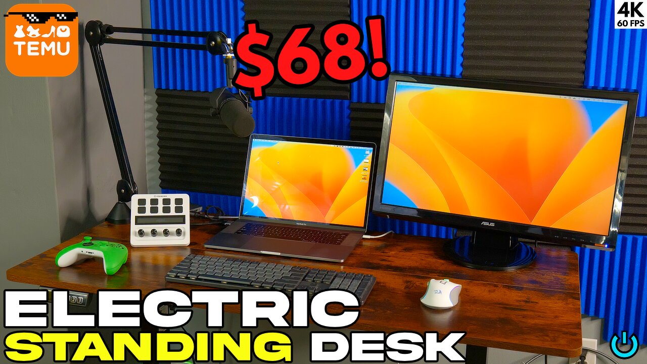 Cheap TEMU Electric Standing Desk - Assemble and Review