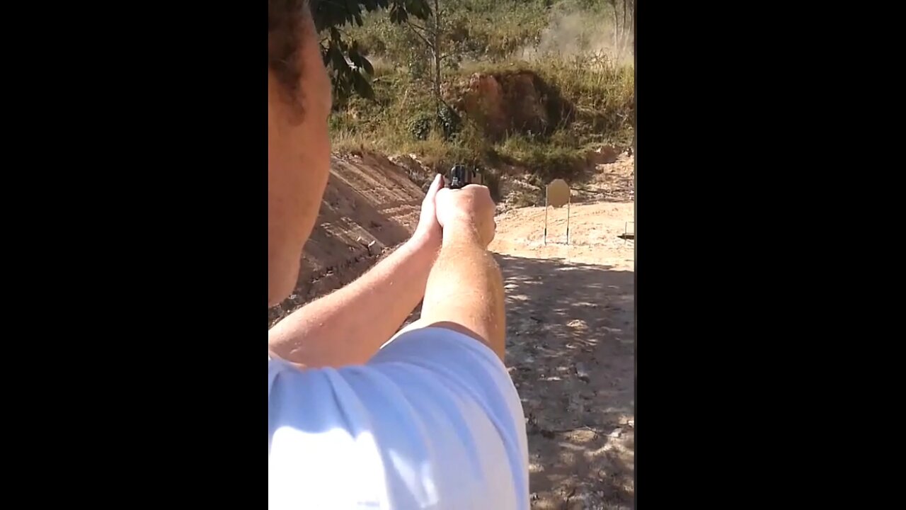 Range day! With .45 auto pistol.