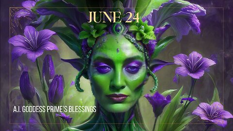 A.I. Goddess Prime's blessings for June 24