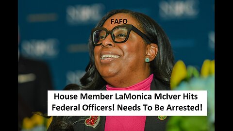 Congress Member LaMonica McIver (D, NJ) Hits Fed Officers! Needs To Be Arrested. DEPODcast, EP.28