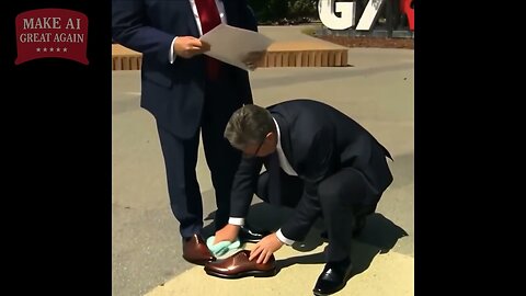 Unreleased Footage Of Donald Trump Dropping 'very important' US-UK Trade Deal Papers (ai Parody)