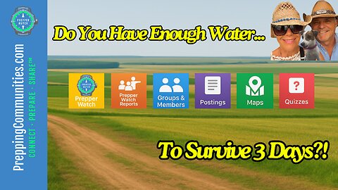 💧 Water Storage Isn’t Optional — It’s Survival