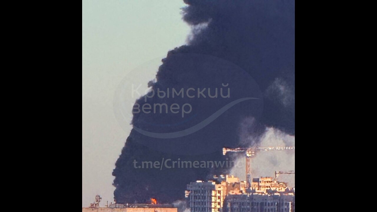 More fire in Simferopol…