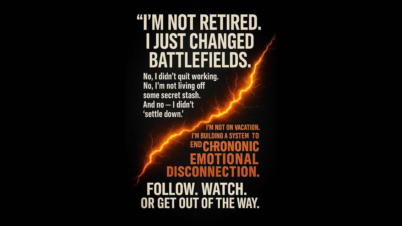 🔥 "Retirement Is for the Dead." "This Is a War for the Living."