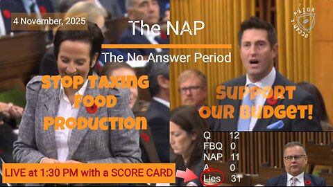 Question Period – November 4, 2025 – The NAP