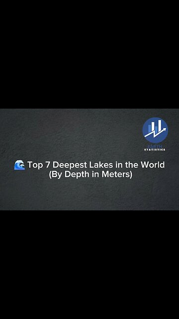Top 7 Deepest Lakes in the World (By Depth in Meters)...