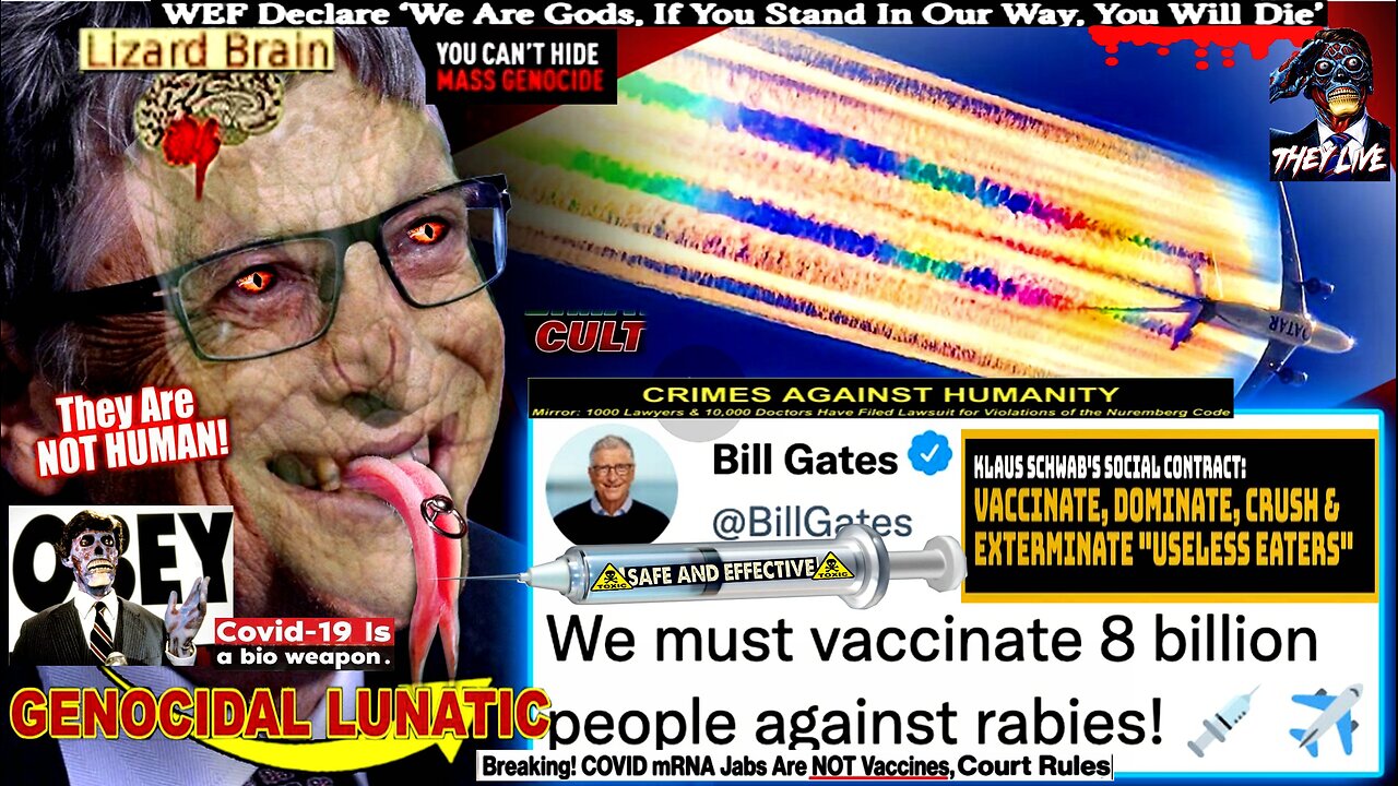 Bill Gates Caught Carpet Bombing Americans With Lab-Made 'Frankenstein' Rabies Virus