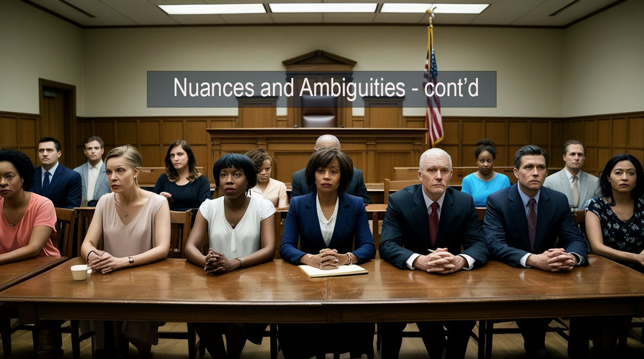 Nuances and Ambiguities - cont'd