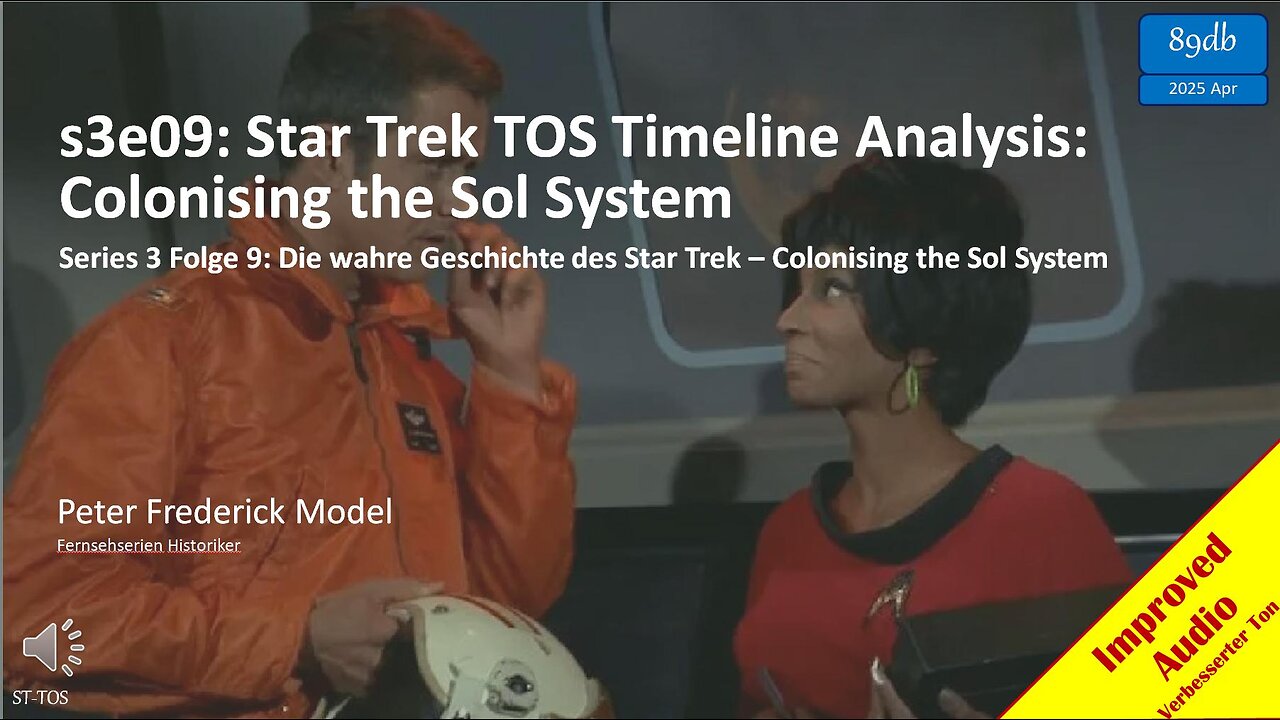 s3e09 Star Trek TOS Timeline Analysis: Colonising the Sol System
