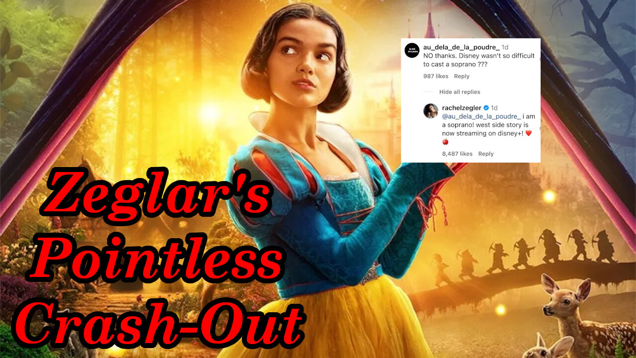 Rachel Zeglar cant open her mouth without hurting Snow White...or exciting Youtubers