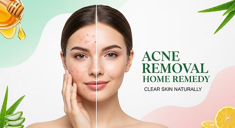 How To Remove Acne At Home | Natural Treatment 🌿