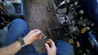Oil check, engine bolt