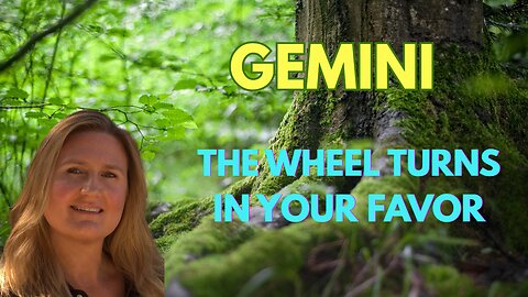 GEMINI ♊️ ~ THE WHEEL TURNS IN YOUR FAVOR! CLARITY IS KEY!