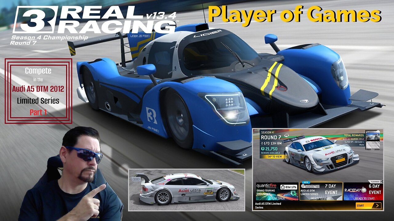 Player of Games: Real Racing 3 Update 13.4: Compete in the Audi A5 DTM (2012) Limited Series Part 1