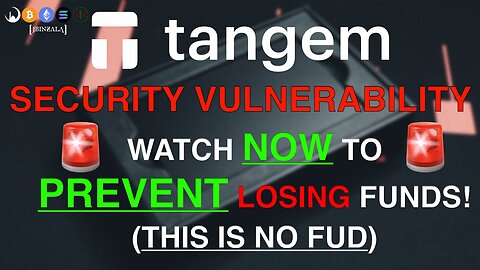 TANGEM PRIVATE KEY SECURITY BREACH! (IMPORTANT TO WATCH) | JBINZALA | You're Not Bullish Enough #1