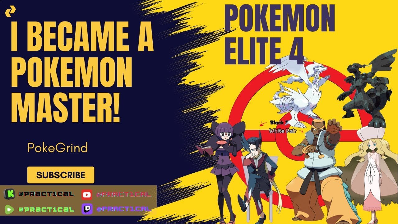Pokemon Black: Beating Elite 4 and hopefully Team Plasma Today