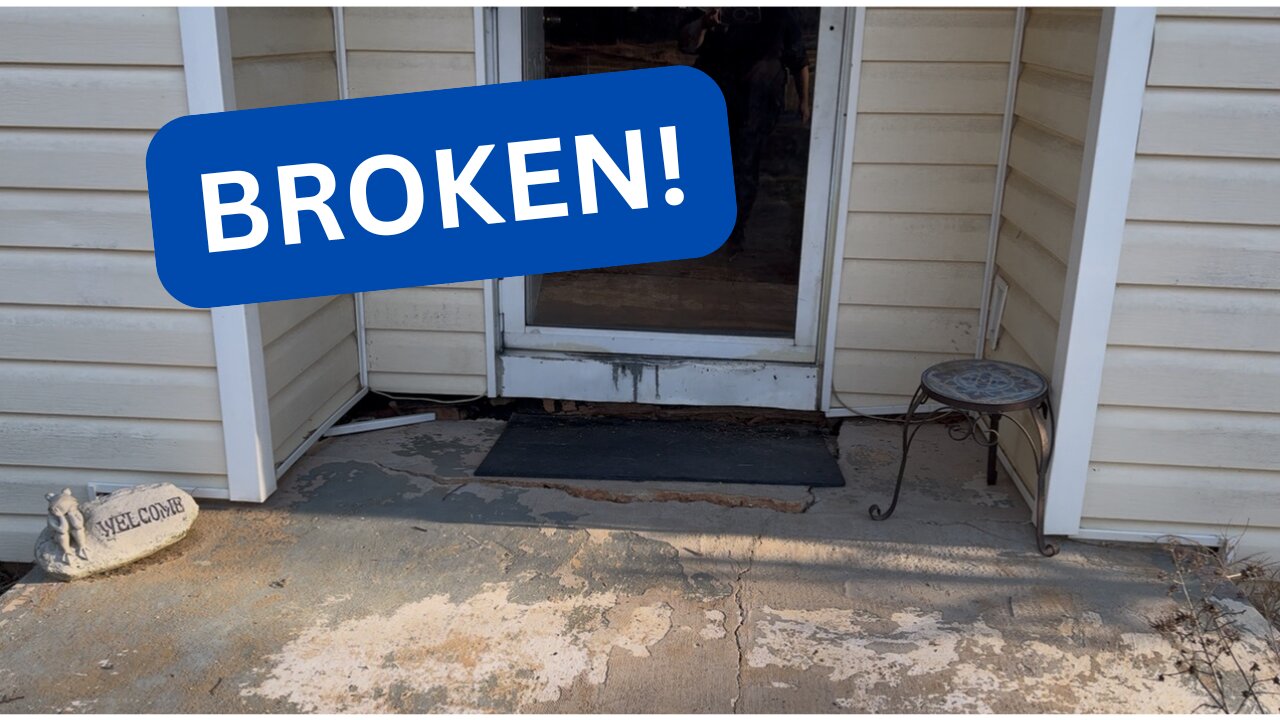 I need help!!! The porch is falling into the basement!