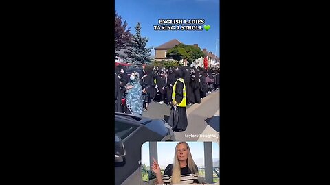 This is not the Middle East. It's a neighborhood in the UK