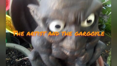 the artist in the gargoyle
