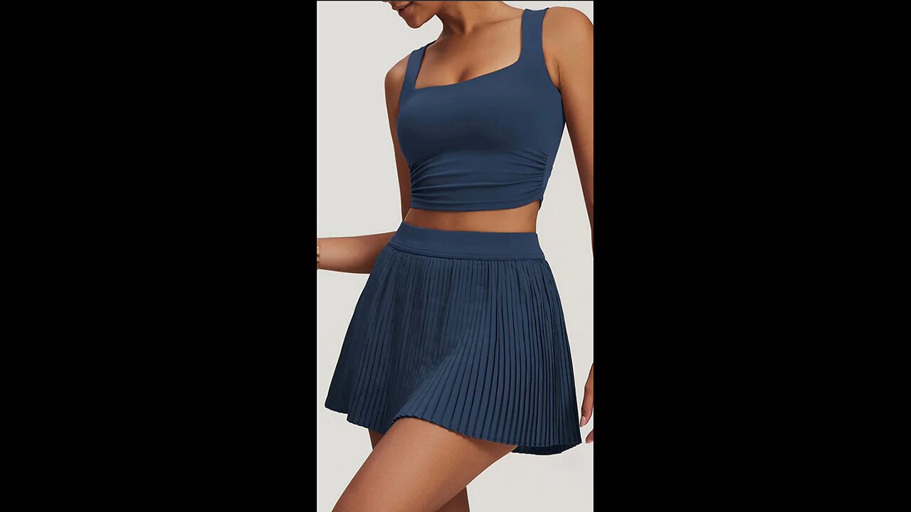 Lyra Crop Top - Navy