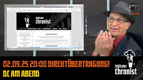 Aufzeichnung vom 02.09.25 Direktübertragung! DC am Abend
