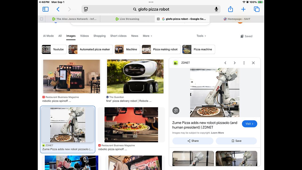 Glofo Pizza robotics