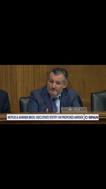 WATCH: Ted Cruz Corners Netflix & Warner Bros Execs on "Stolen Land" Claim