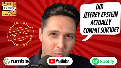 Did Jeffrey Epstein Actually Commit Suicide?