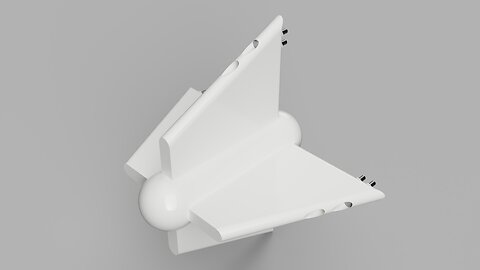 Micro Batwing Cross Prop Plane