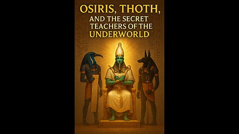 Osiris, Thoth & the Secret Teachers of the Underworld: Egyptian Soul Alchemy Revealed #shorts