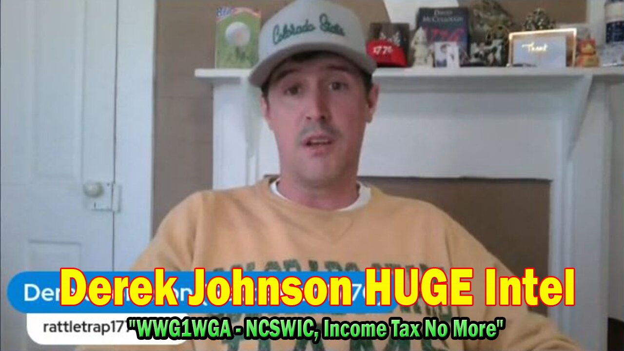 Derek Johnson HUGE Intel 04.10.25: "WWG1WGA - NCSWIC, Income Tax No More! Breaking News By Derek Johnson & Brad Wozny"