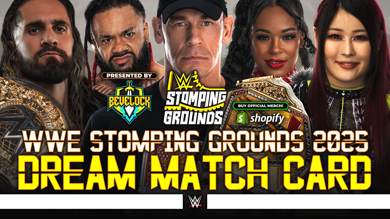 WWE Stomping Grounds 2025 - Dream Match Card [v3] | Bevelock