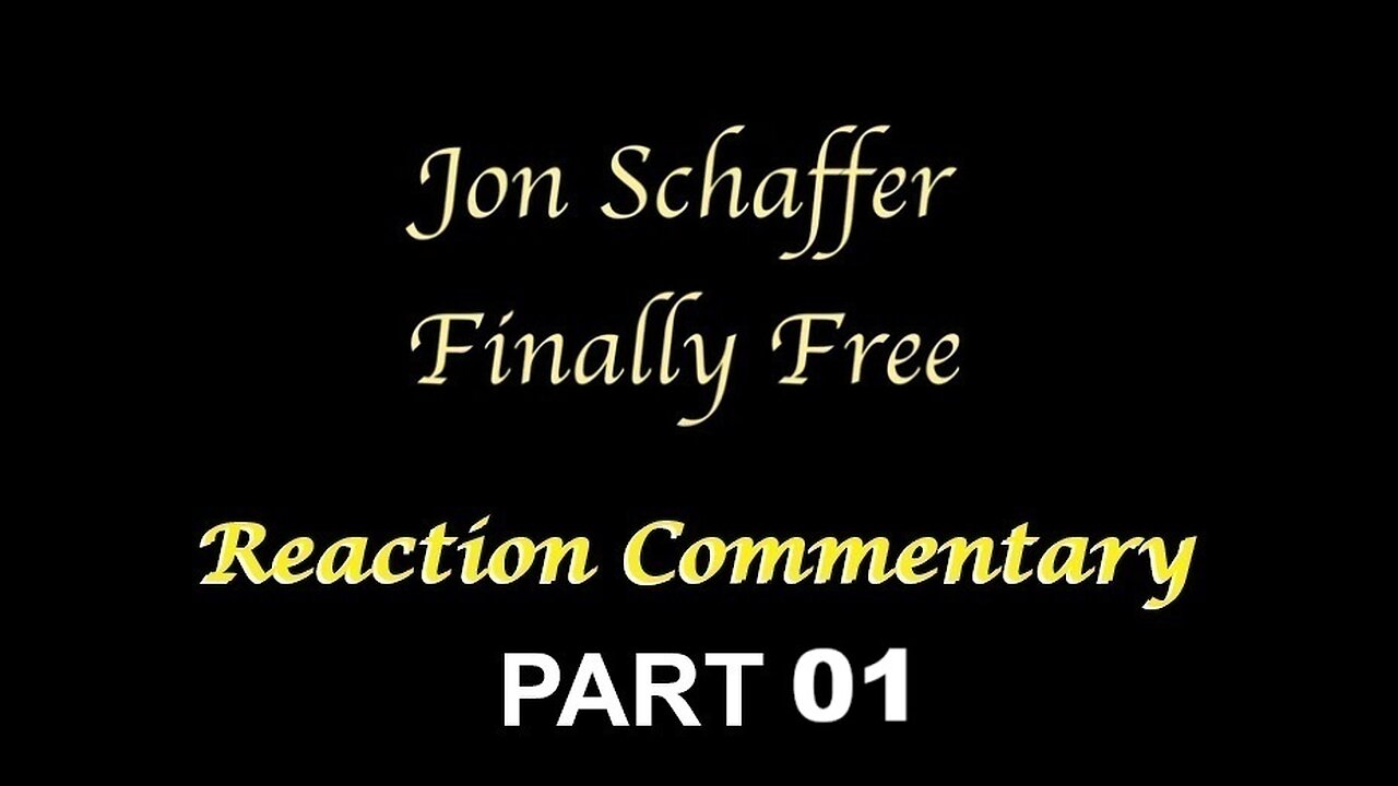 Reaction Commentary to Jon Schaffer: Finally Free [Part 01]
