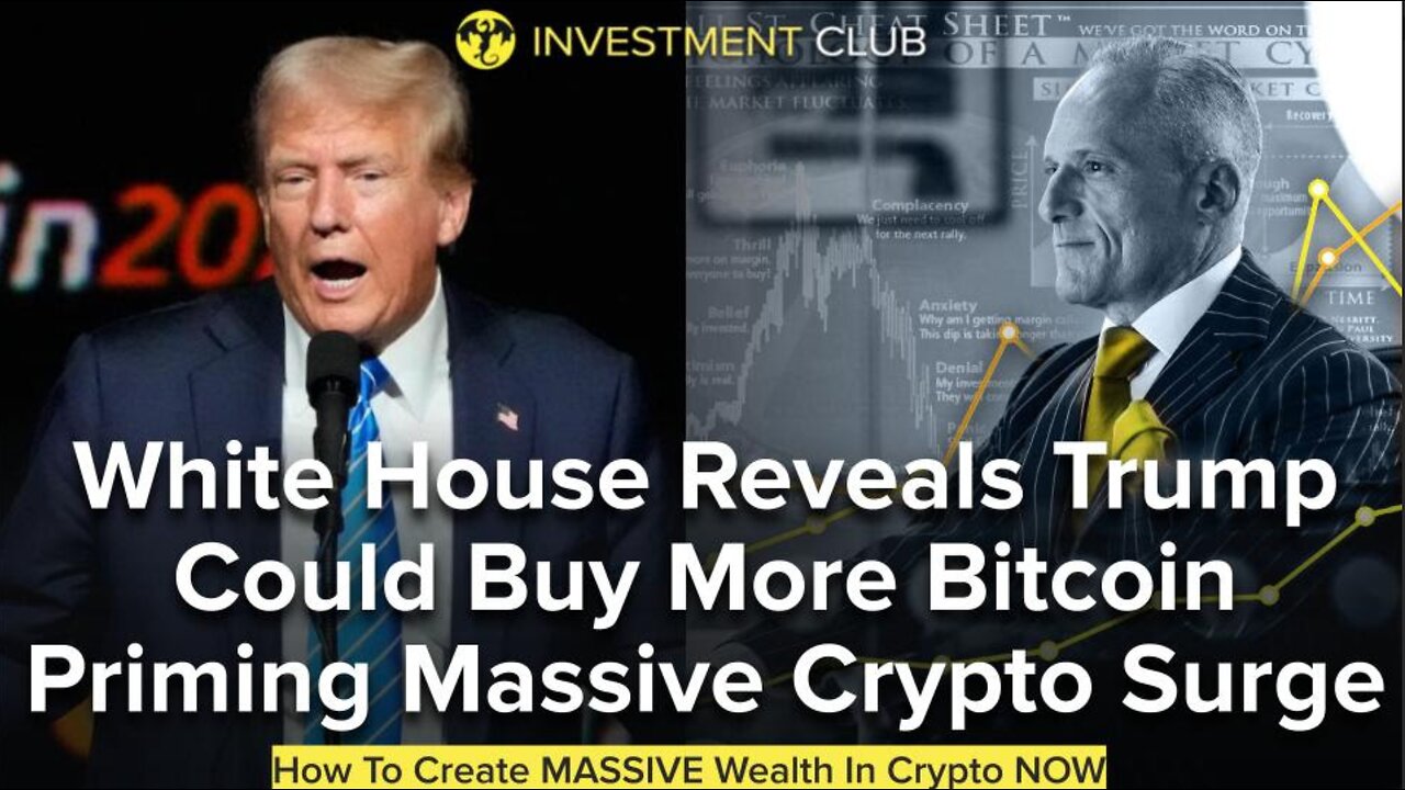 White House Reveals Trump Could Buy More Bitcoin Priming Massive Crypto Surge