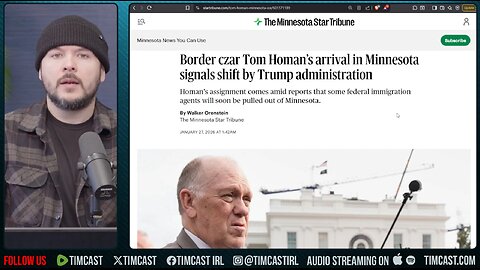 Democrats Declare VICTORY, Trump SURRENDERS In Minnesota Reassigning Noem And Bovino | Tim Pool