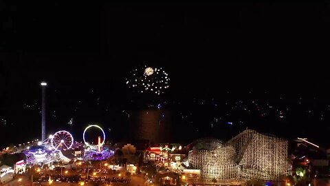 Long fire works
