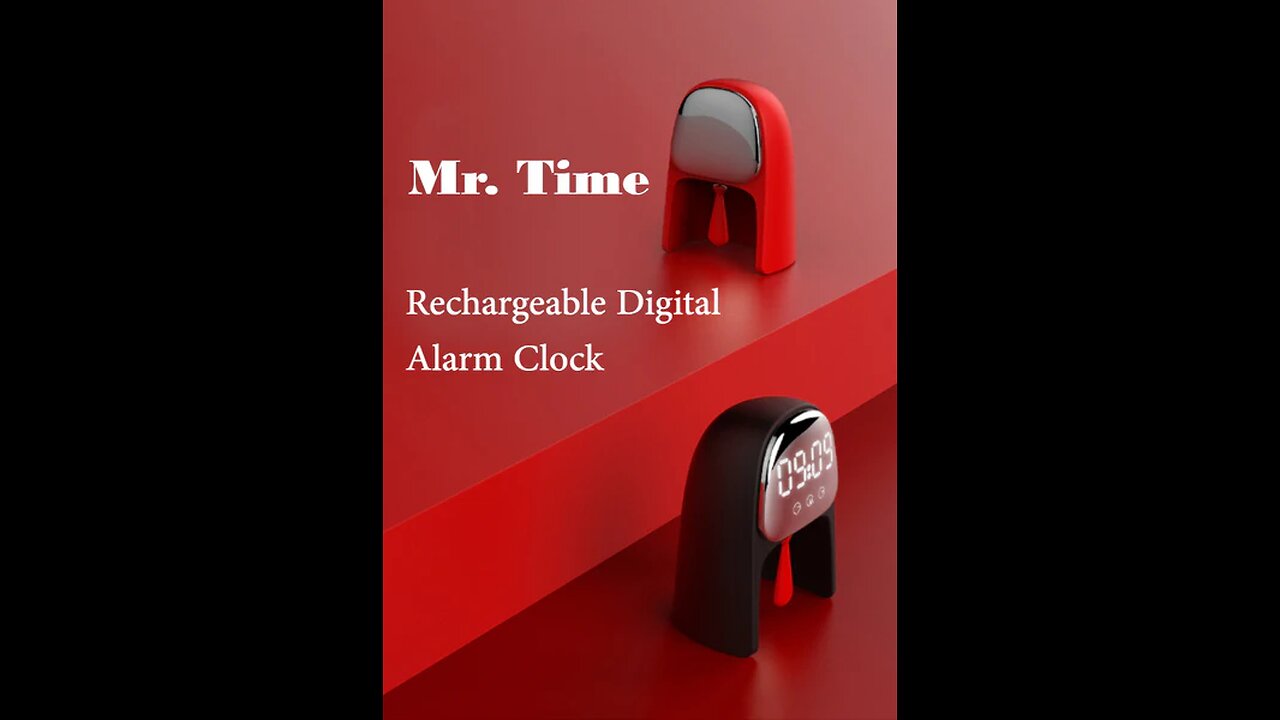 Voice Control Digital Alarm Clock With Night Light, Dual Alarm Mode & Snooze Function