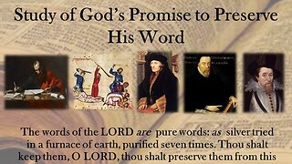 FTGF Lesson 277 | Assessing The Printed History of the King James Text (A Century PCE)