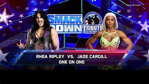 WWE 2k25 Rhea Ripley vs Jade Cargill