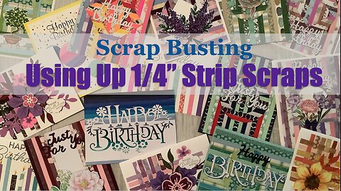 5+ Ways to Use 1/4" Strips for Card Making