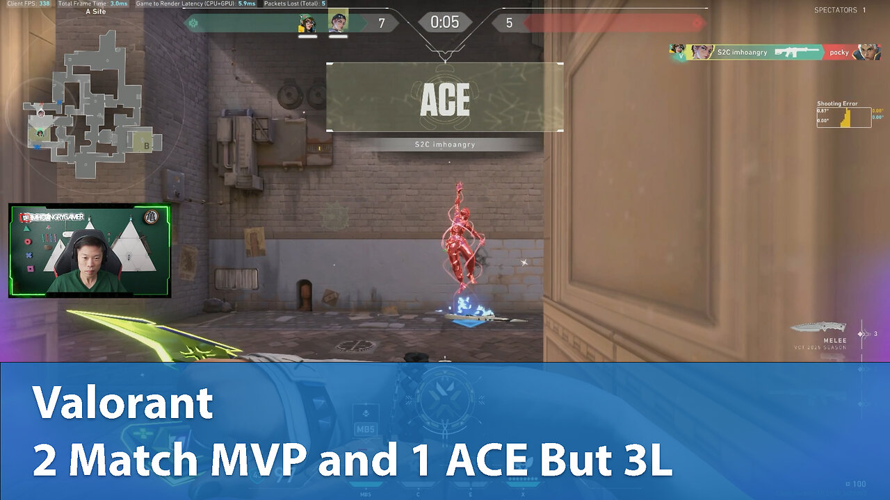 2 Match MVP and 1 ACE But 3L | Competitive 1W-3L | Valorant