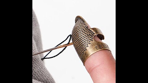 Vintage Sewing Thimble Ring