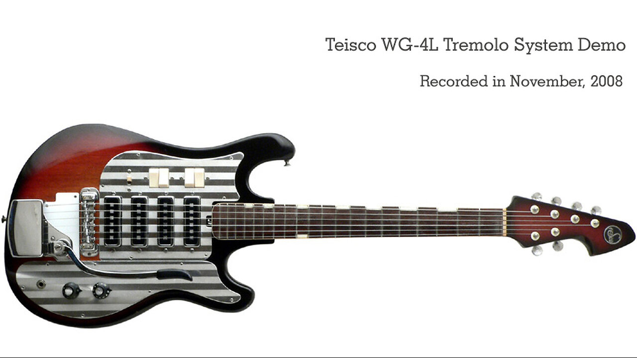 Teisco WG-4L Tremolo system demo