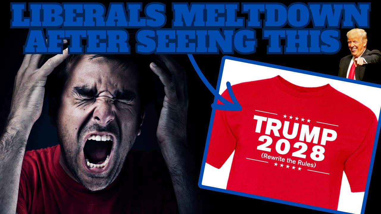 REWRITE THE RULES: Trump Makes Liberal Media Meltdown with Hilarious 2028 Merch Drop