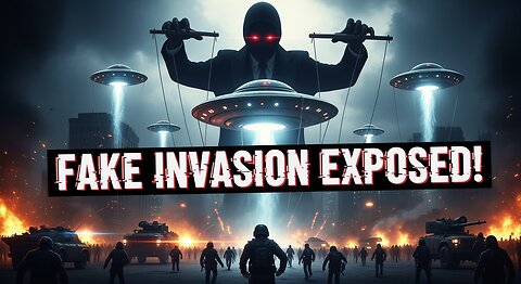 They are going to fake an extraterrestrial threat.