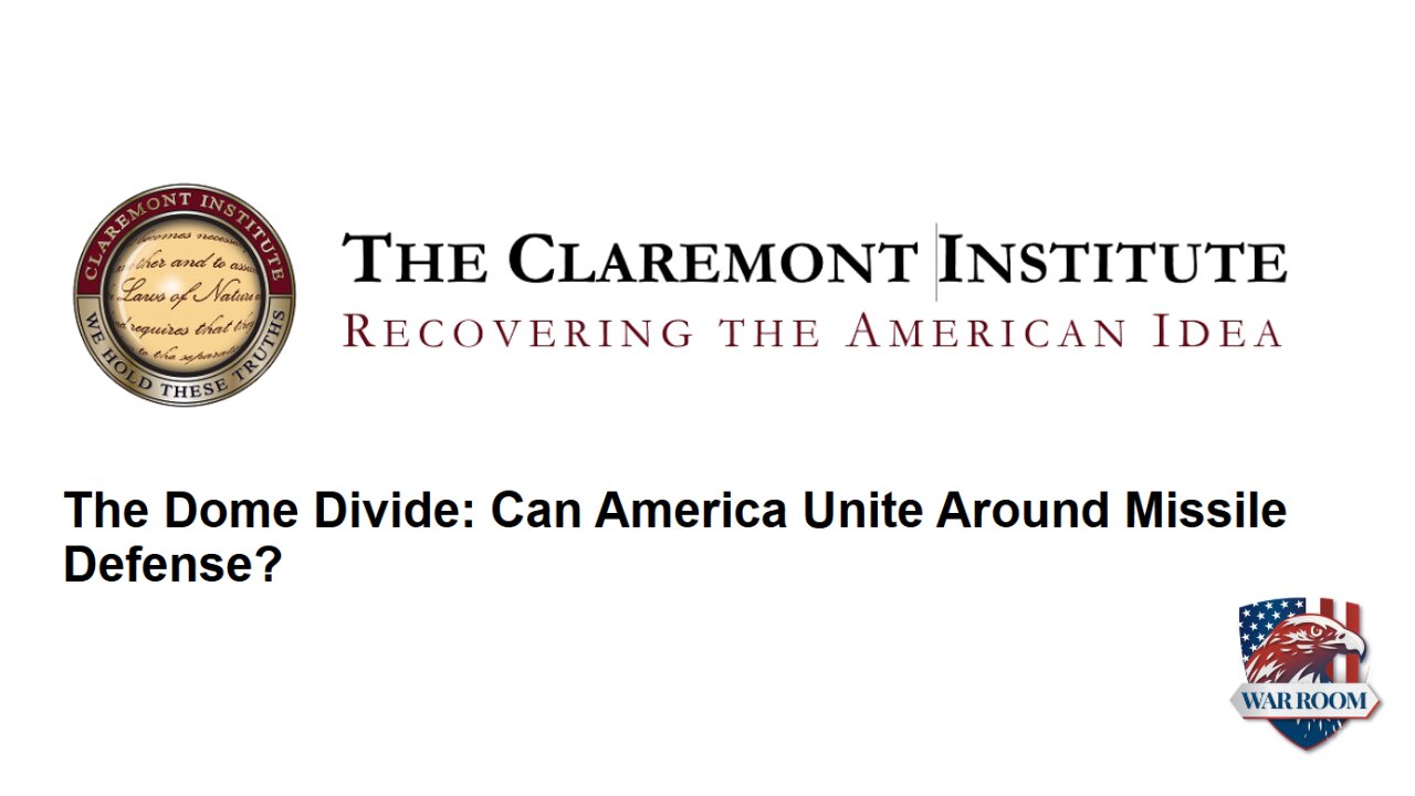 The Dome Divide: Can America Unite Around Missile Defense?