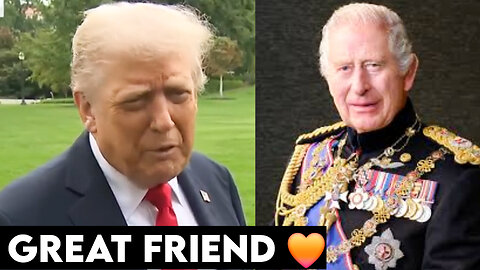 President Trump's INCREDIBLE Statement On King Charles