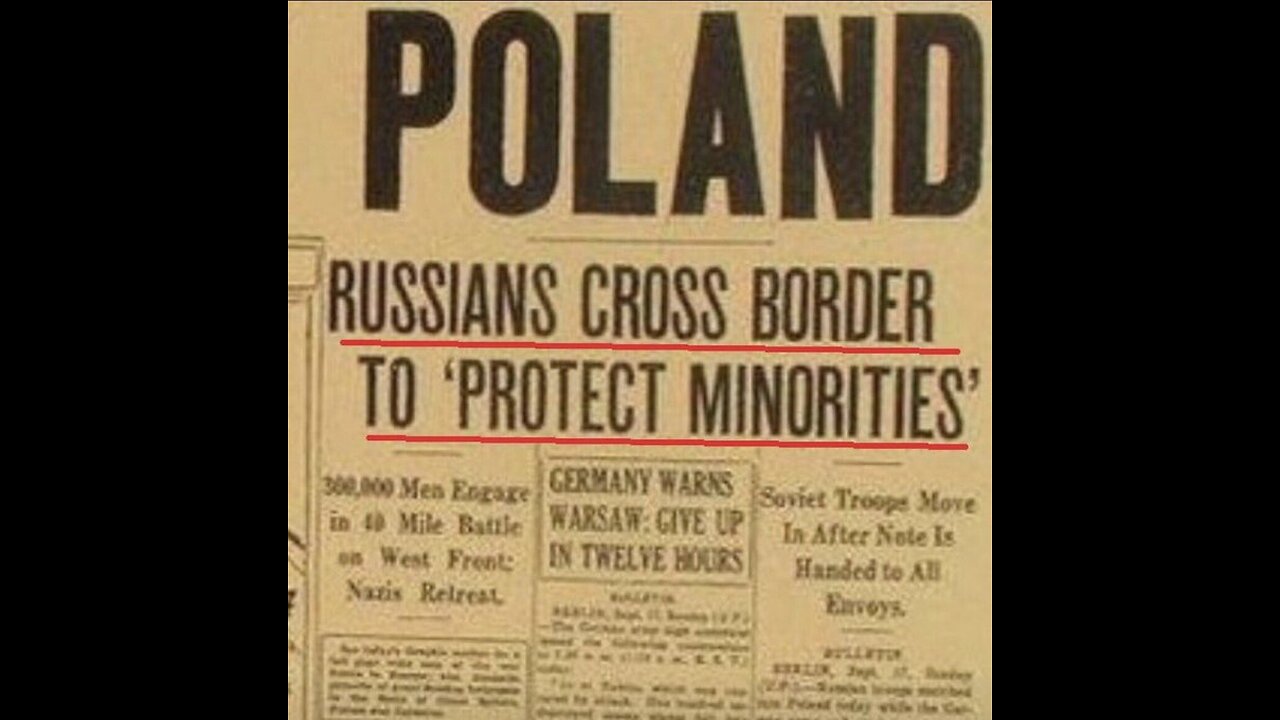 Russia Crosses Border to Protect Minorities. China and US at War. US Troops in Baltics.