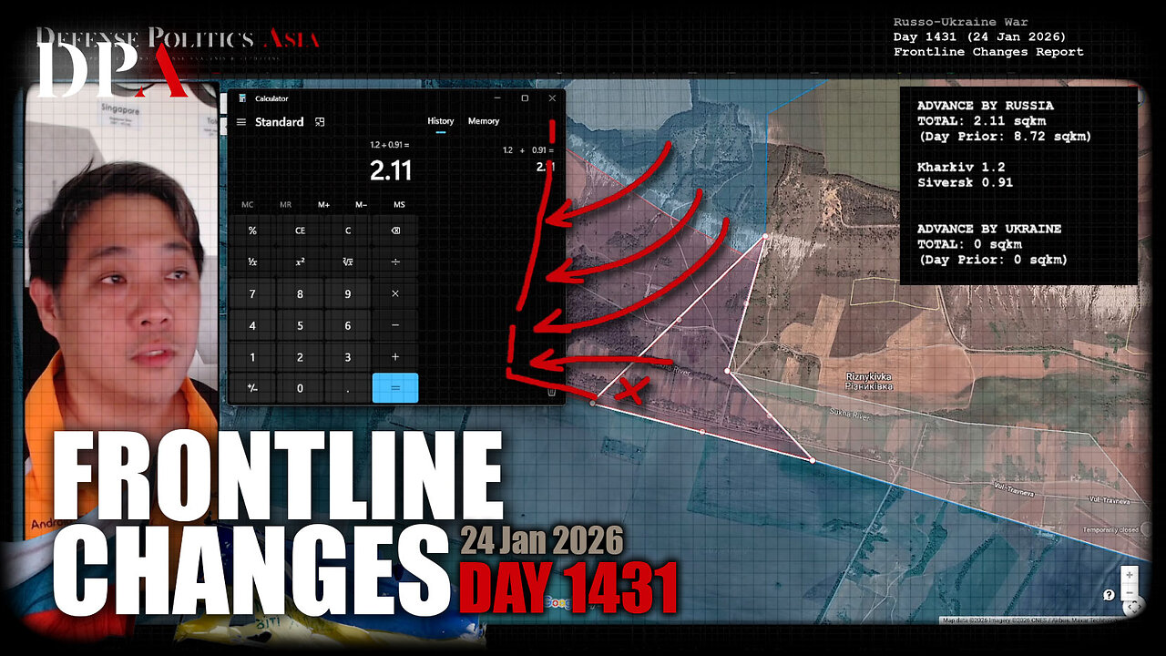 [ Ukraine Frontline Changes ] They are very generous.